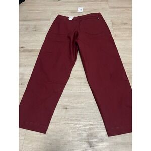 Nike SB Cargo Pants‎ Mens 34 Red Double Knee Ripstop Skate Dark Team FB8428-619